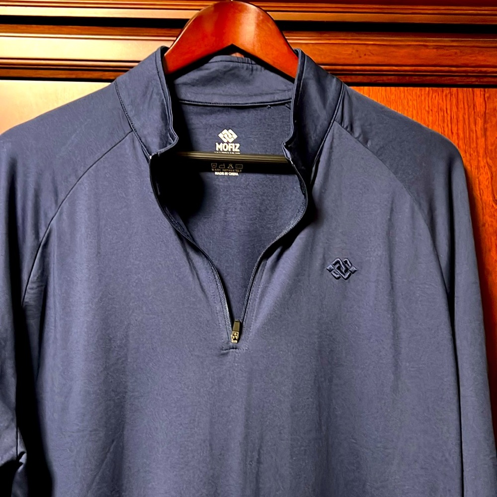 New without tags never worn by Mofiz Fleece Zip Pullover Lightweight Sportswear!